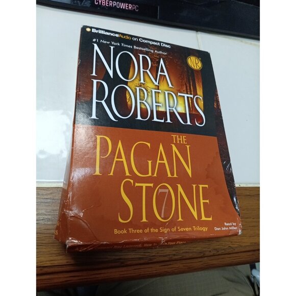 brilliance Other - The Pagan Stone by Nora Roberts Abridged 5 CD Audiobook Sign of the Seven